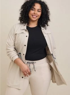 HAPPYCAMPER Happy Camper Stretch Woven Anorak Jacket