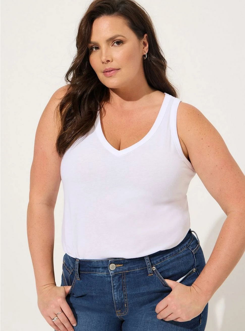 TORRID Girlfriend Signature Jersey V-Neck Tank - Image 2