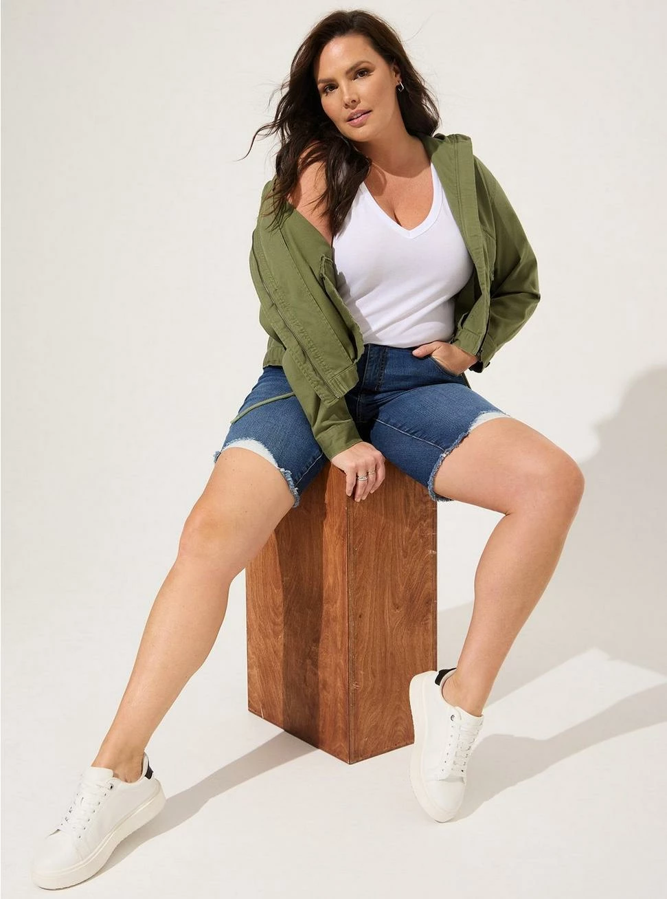 TORRID Girlfriend Signature Jersey V-Neck Tank