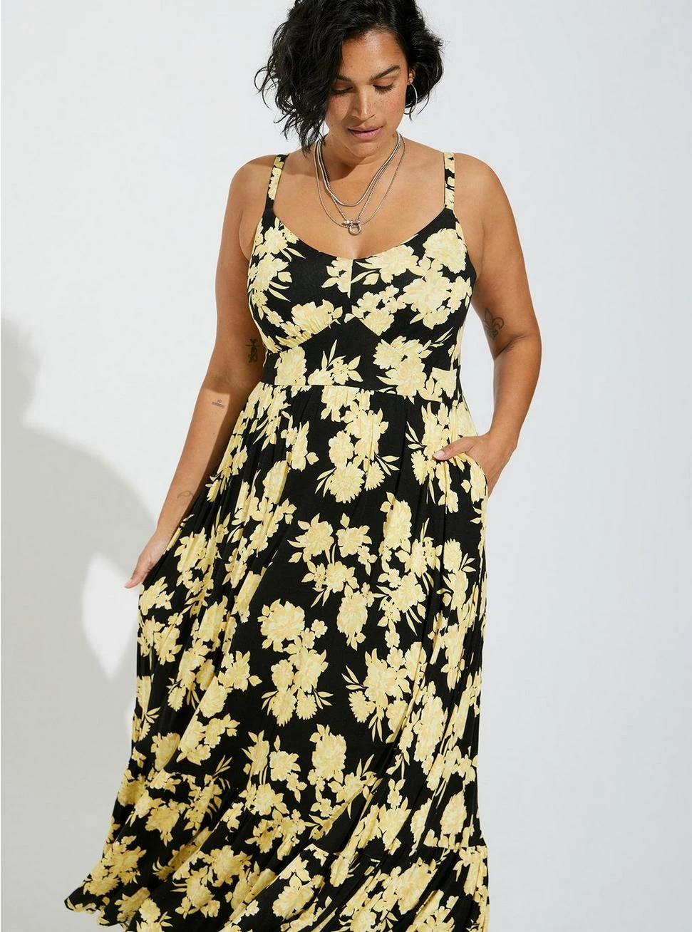 TORRID Maxi Super Soft Tiered Dress - Image 3
