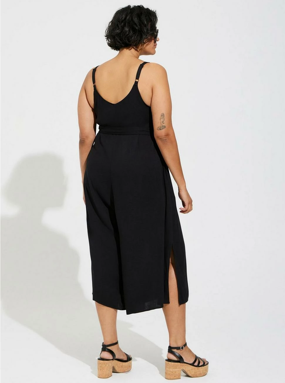 TORRID Rayon Slub Easy Culotte Jumpsuit - Image 2