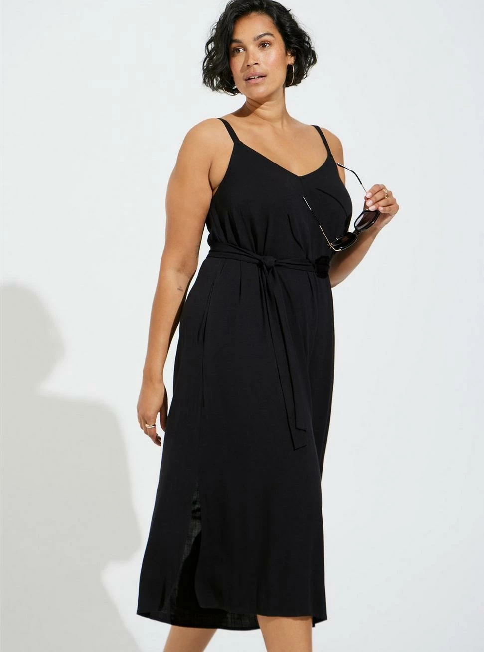 TORRID Rayon Slub Easy Culotte Jumpsuit - Image 3