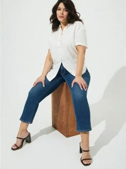 TORRID Crop Everyday Sky High Boot Super Soft High-Rise Jean