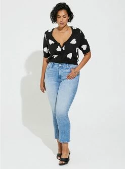 TORRID Crop Everyday Sky High Boot Super Soft High-Rise Jean