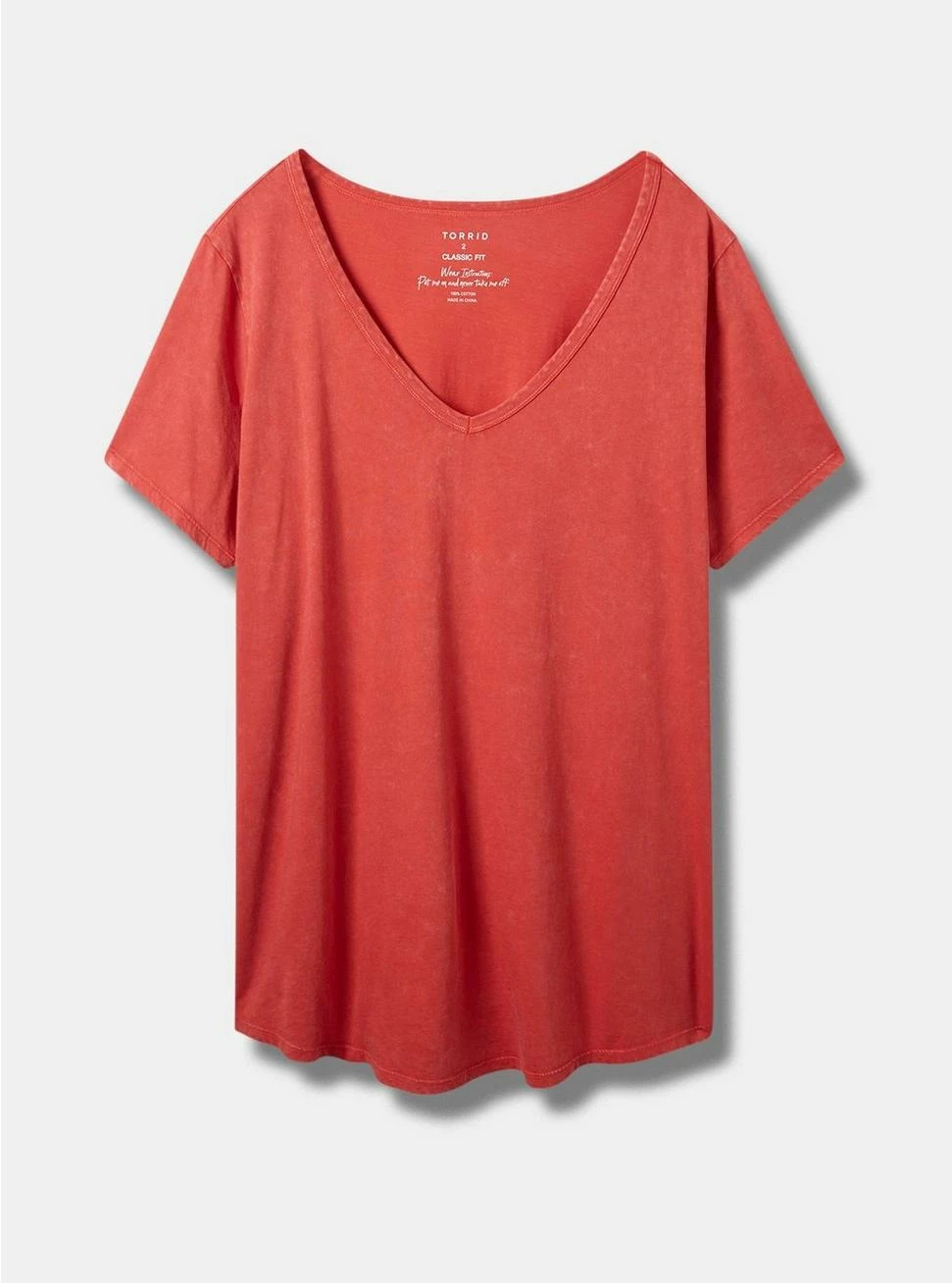 TORRID Cotton V-Neck Tee - Image 4