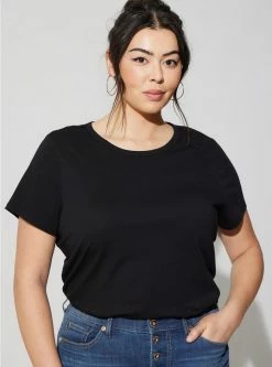 TORRID Cotton Crew Neck Tee