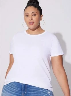 TORRID Cotton Crew Neck Tee